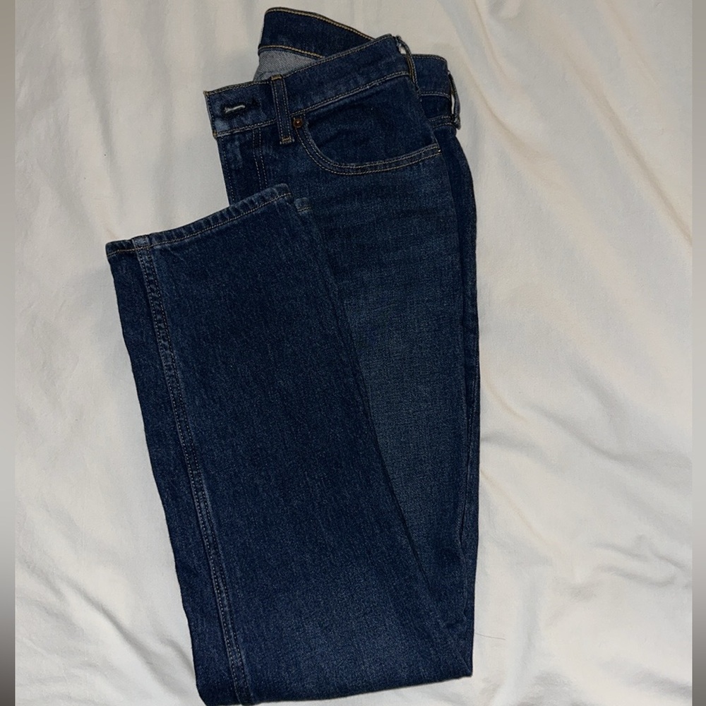 Abercrombie-25/0 short - “The 90s straight mid rise” jeans